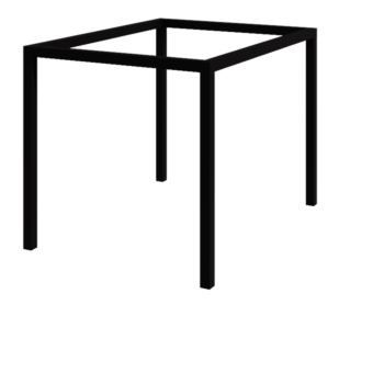 Pérgola em aço - Retângulo - 324 x 250 x 230 cm - RAL9005 fosco (preto) - Sem base de betão