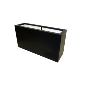 Floreira em fibra de vidro - Retângulo - 100 x 30 x 50 cm - Com fundo
