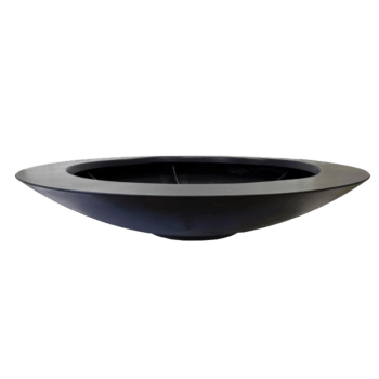 Floreira em fibra de vidro - Taça - Ø 200 x 40 cm - Com fundo