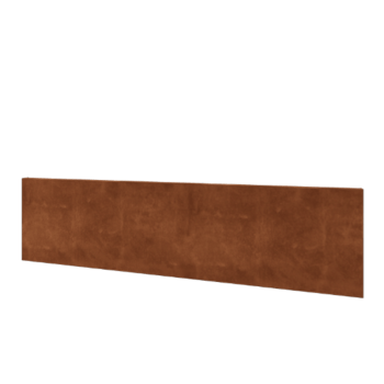 Vedação em aço corten H painel 180 x 47,5 cm