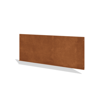 Cerca decorativa em aço corten V 149 x 60 cm