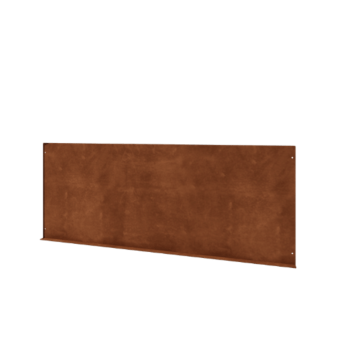 Cerca decorativa em aço corten V 149 x 60 cm