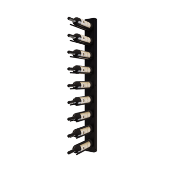 Garrafeira em aço - Puglia - 10,6 x 29 x 115 cm - RAL9005 fosco (preto)