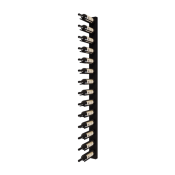 Garrafeira em aço - Puglia - 10,6 x 29 x 175 cm - RAL9005 fosco (preto)