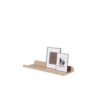 Prateleira de parede em aço - Forma de U - 60 x 20 x 5 cm - Sand look