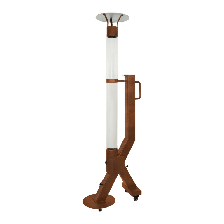 Aquecedor a pellets de Exterior - Rocket - Corten