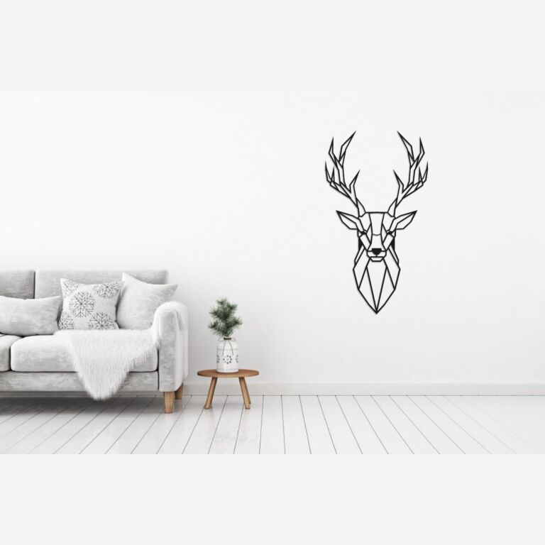 Cervo Decoração de parede em metal 1.0