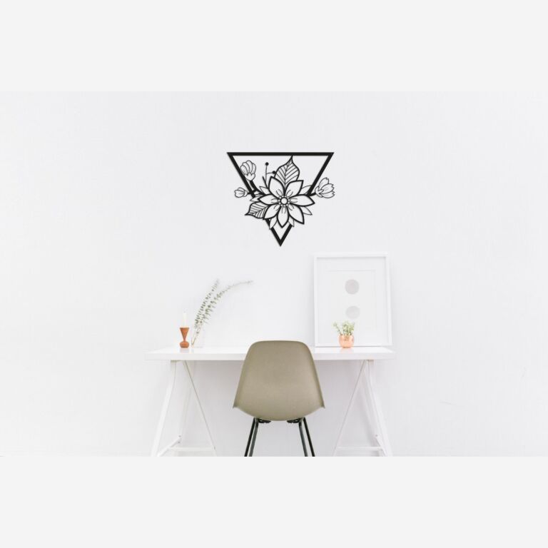 Flor decoração de parede em metal 1.0