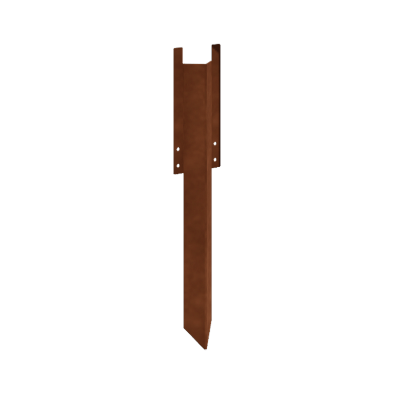 Estaca superior aço corten 34 - 37,5 cm