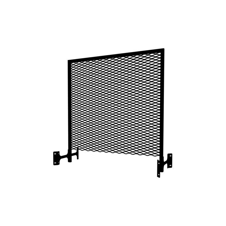 Grade para plantas trepadeiras preto 120 x 40 cm