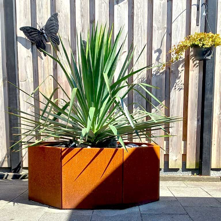 Floreira em aço corten Chicago 20