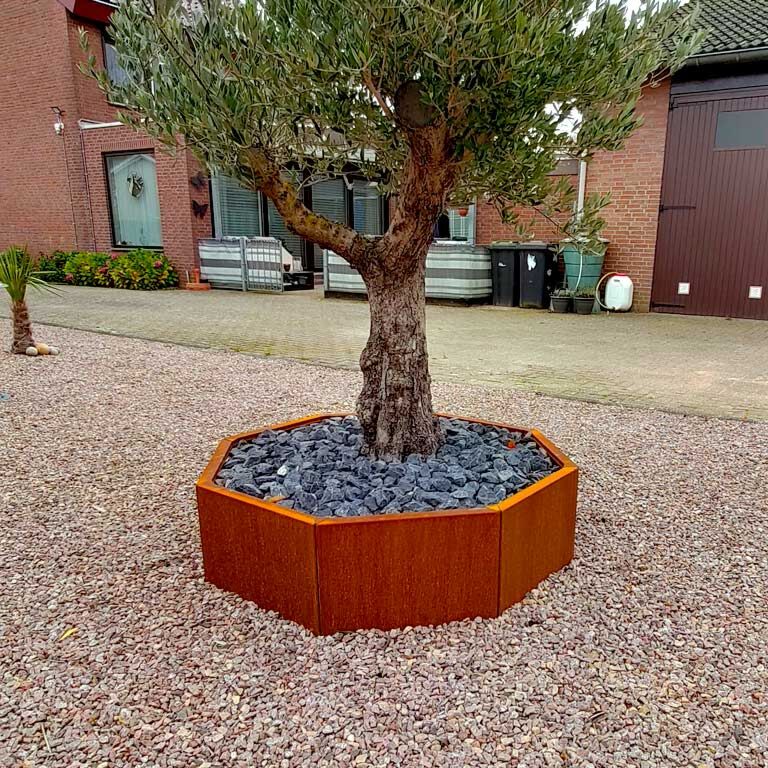 Floreira em aço corten Chicago 50