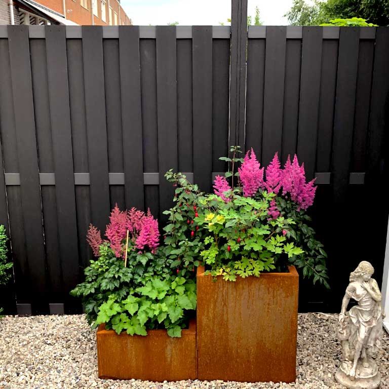 Floreira em aço corten Miami especial II 60