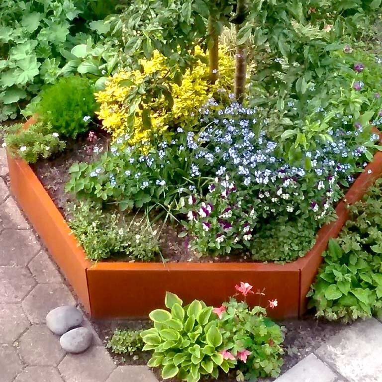 Floreira em aço corten Denver 100