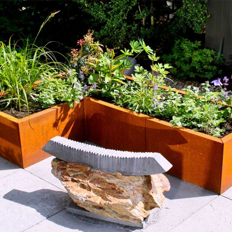 Floreira em aço corten Kansas 50