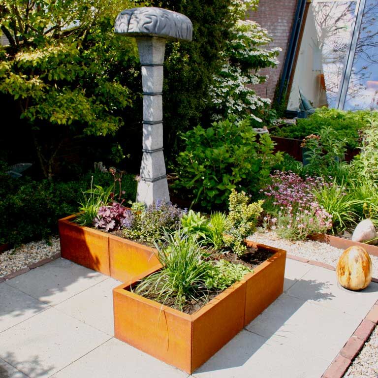 Floreira em aço corten Kansas 50