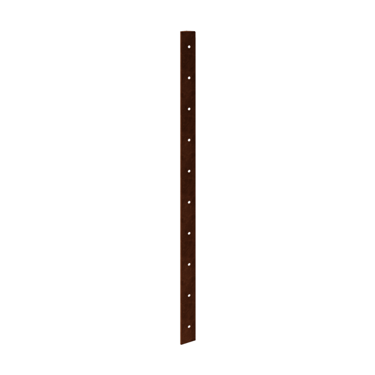 Floreira em aço corten - Peça de canto 45° - 100 cm