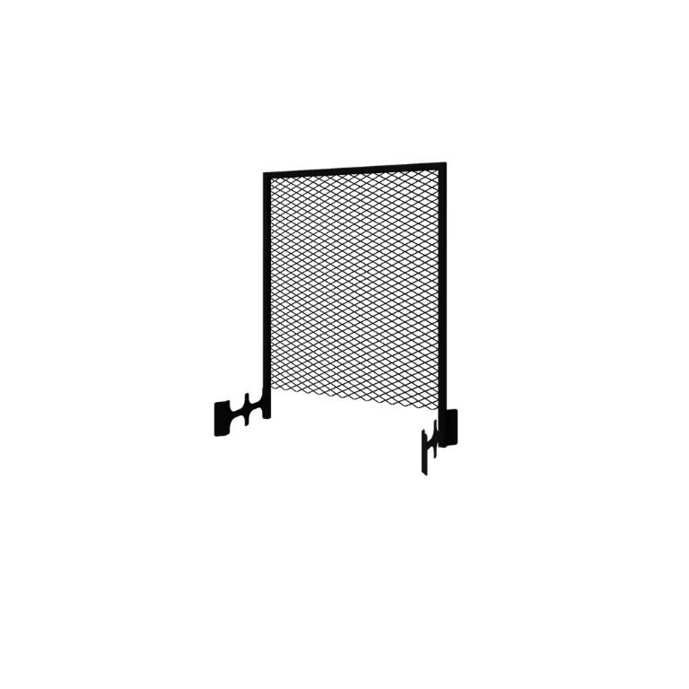 Grade para plantas trepadeiras preto 100 x 40 cm
