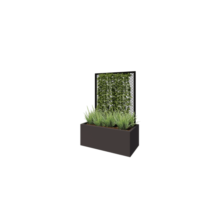 Grade para plantas trepadeiras preto 100 x 50 cm