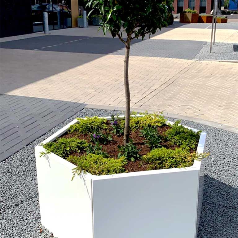 Floreira aço com revestimento em pó Denver 50