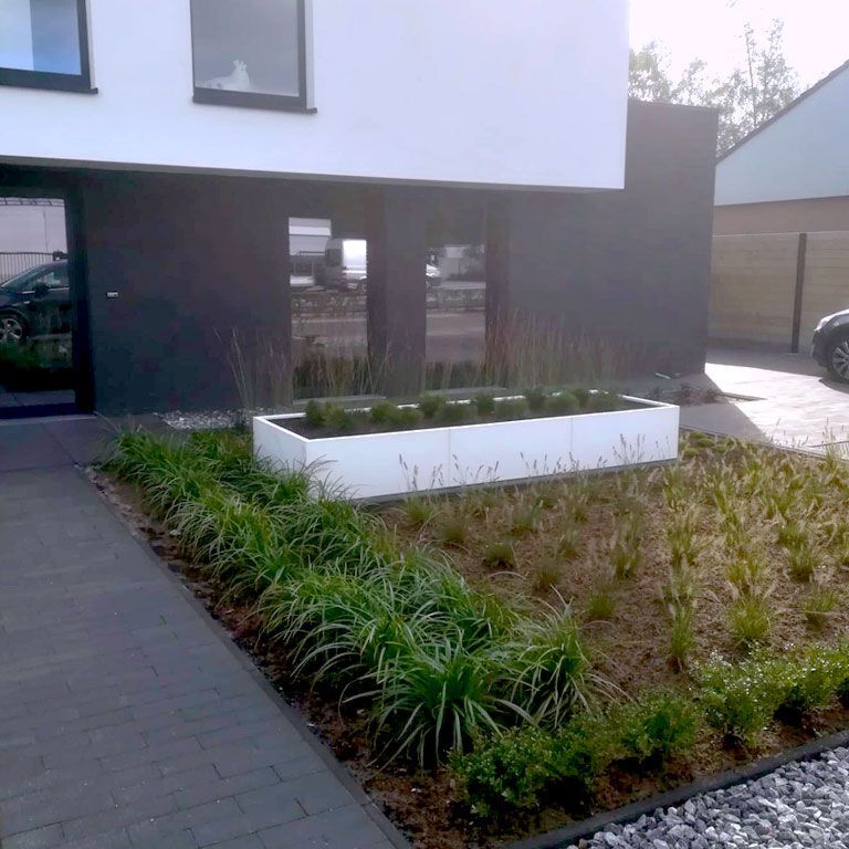 Floreira aço revestido a pó Texas xxl 300 x 80 cm