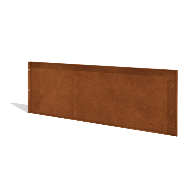 Vedação em aço corten H painel 180 x 63,3 cm