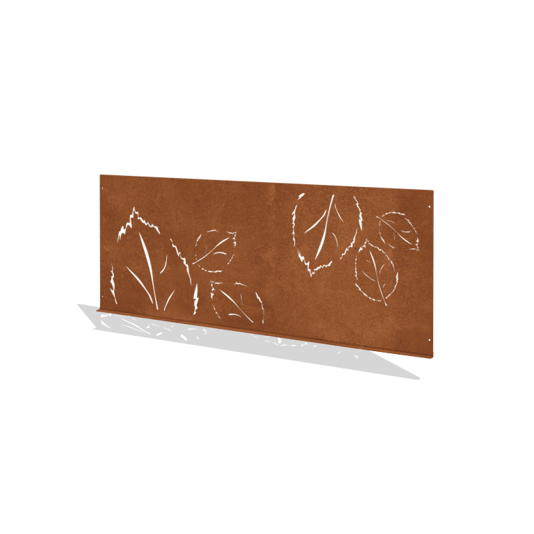 Cerca decorativa em aço corten N 149 x 60 cm