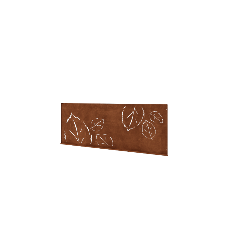 Cerca decorativa em aço corten N 149 x 60 cm