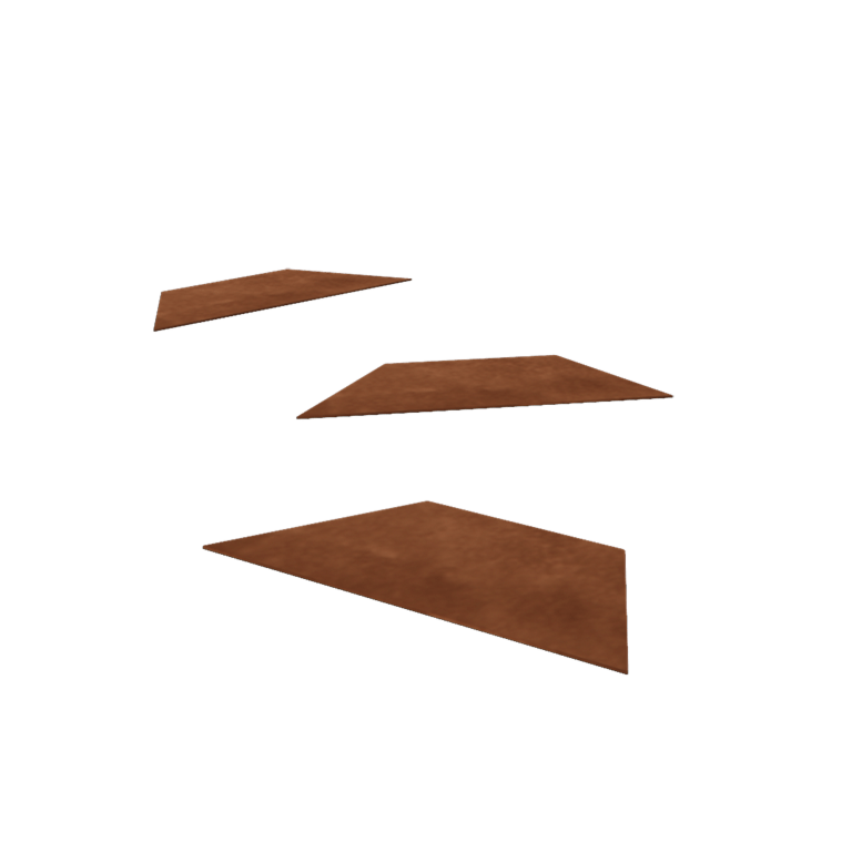 Ladrilho hexagonal em aço corten HH 50