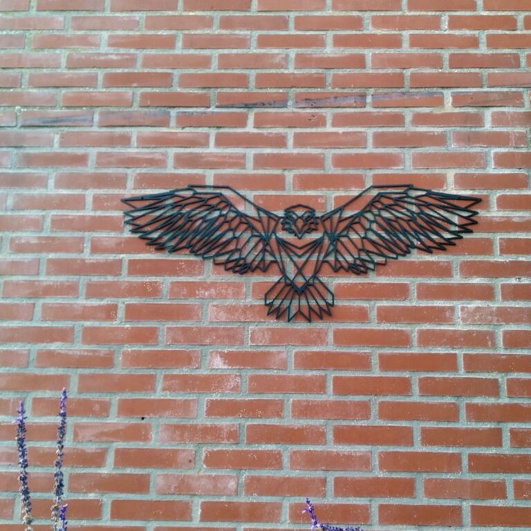 Decoração de parede em metal Águia