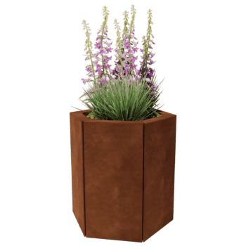 Floreira em aço corten Denver 20