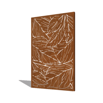 Folhas aço corten 120 x 6 x 190 cm