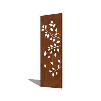árvore Aço corten peça 1 60 x 6 x 190 cm