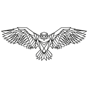 Decoração de parede em metal Águia