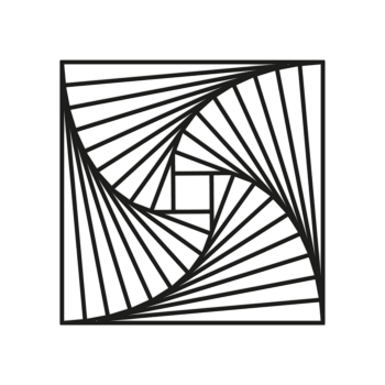 Formas geométricas Decoração de parede em metal 3.0