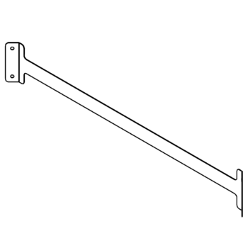 Suporte de acoplamento aço galvanizado 100 cm