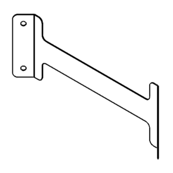 Suporte de acoplamento aço galvanizado 40 cm