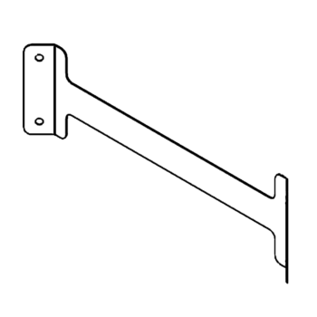 Suporte de acoplamento aço galvanizado 50 cm