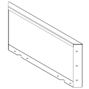 painel Aço revestido a pó 30 x 60 cm
