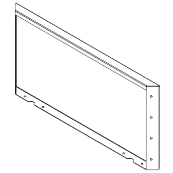 painel Aço revestido a pó 40 x 80 cm