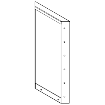 painel Aço revestido a pó 60 x 30 cm