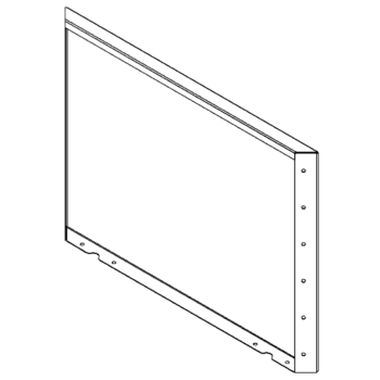 painel Aço revestido a pó 60 x 80 cm