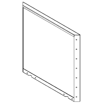 Painel aço corten 70 x 70 cm