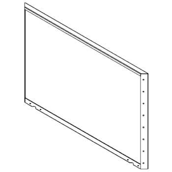 painel Aço revestido a pó 80 x 120 cm