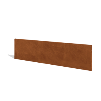 Vedação em aço corten H painel 180 x 47,5 cm