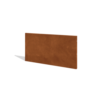 Vedação em aço corten H painel 120 x 63,3 cm