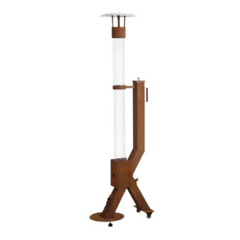 Aquecedor a pellets de Exterior - Rocket - Corten