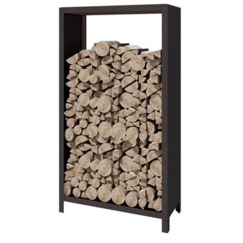 Abrigo para lenha em aço - Indiana - 100 x 40 x 180 cm - Outra cor RAL