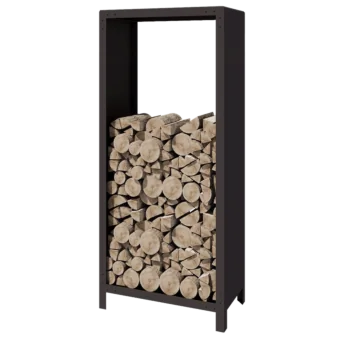 Abrigo para lenha em aço - Indiana - 80 x 40 x 180 cm - Outra cor RAL