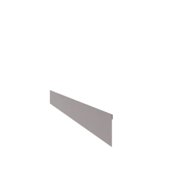 Bordadura em aço galvanizado - Achatada - Altura 13 cm - 150 cm